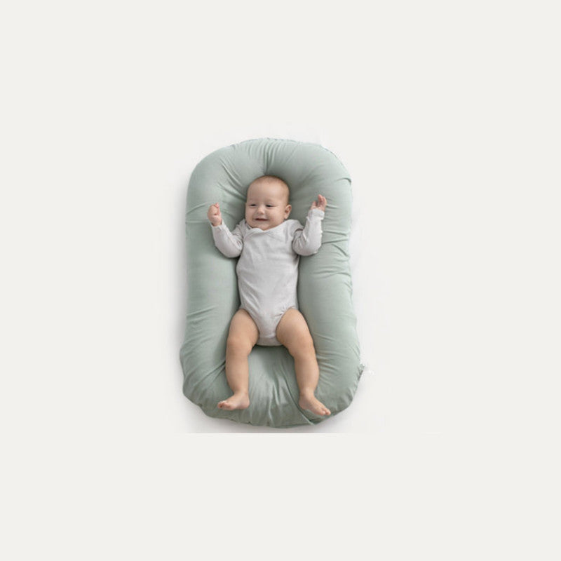 Discover the Cozy Portable Baby Nest Bed - Soft Cotton Crib Perfect for Newborns & Infants, Your Ideal Travel Companion for Comfort and Security
