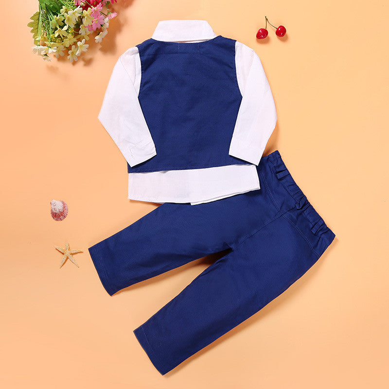 Charming Stylish Boys' Casual Suit Vests - The Perfect Attire for Your Little Gentleman