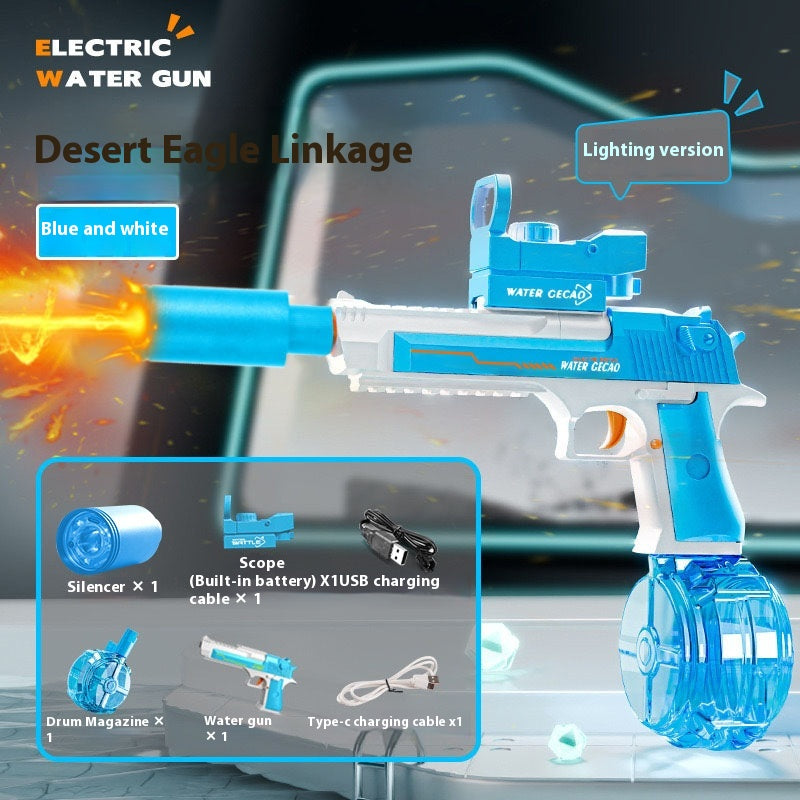 Fire Rat Ultimate Electric Water Pistol - Full Auto Fun with Cool Lights for Kids - The Perfect Summer Adventure Toy!