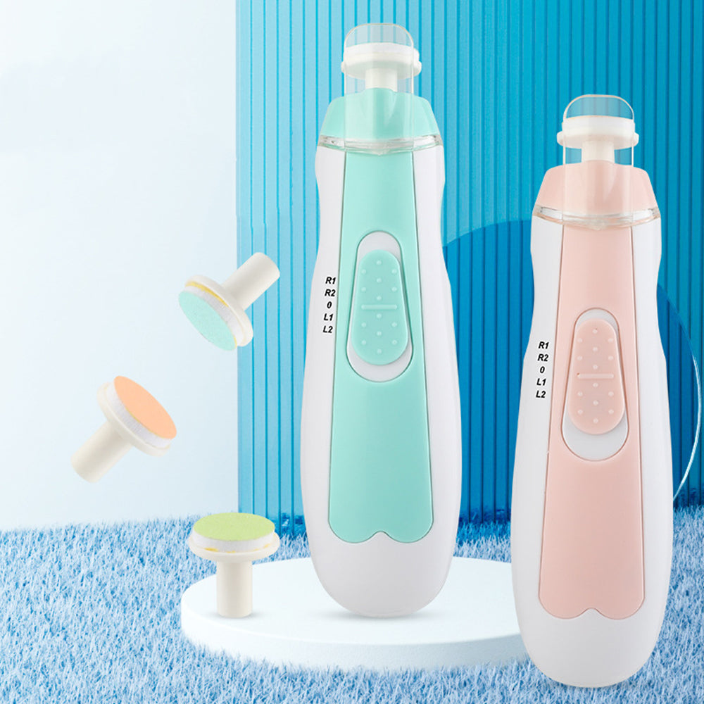 Electric Newborn Nail Clipper Set - Safe & Easy Baby Nail Care Solution