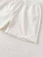 Heart Printing Short Sleeve Suit Korean Style Baby Boys' and Girls' Clothing Two-Piece Set