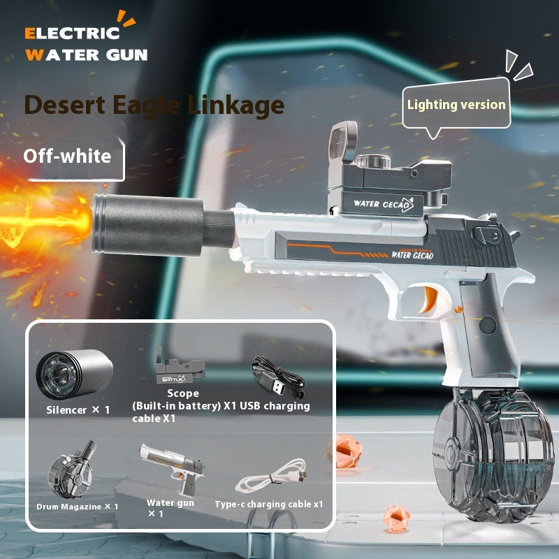 Fire Rat Ultimate Electric Water Pistol - Full Auto Fun with Cool Lights for Kids - The Perfect Summer Adventure Toy!