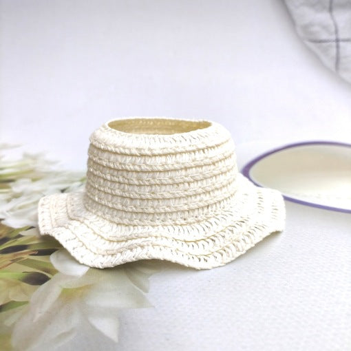 Leak-Proof Baby Sunhat Straw Hat