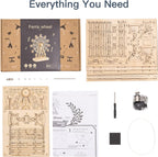 Robotime DIY Wooden Rotatable Ferris Wheel Model with Playing Music Toys for Children Birthday TGN01