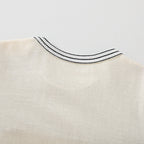 Cartoon Bear Print Baby Short Sleeve Rompers