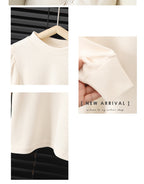 Baby Girl Round-Neck Long-Sleeved Dress Suit