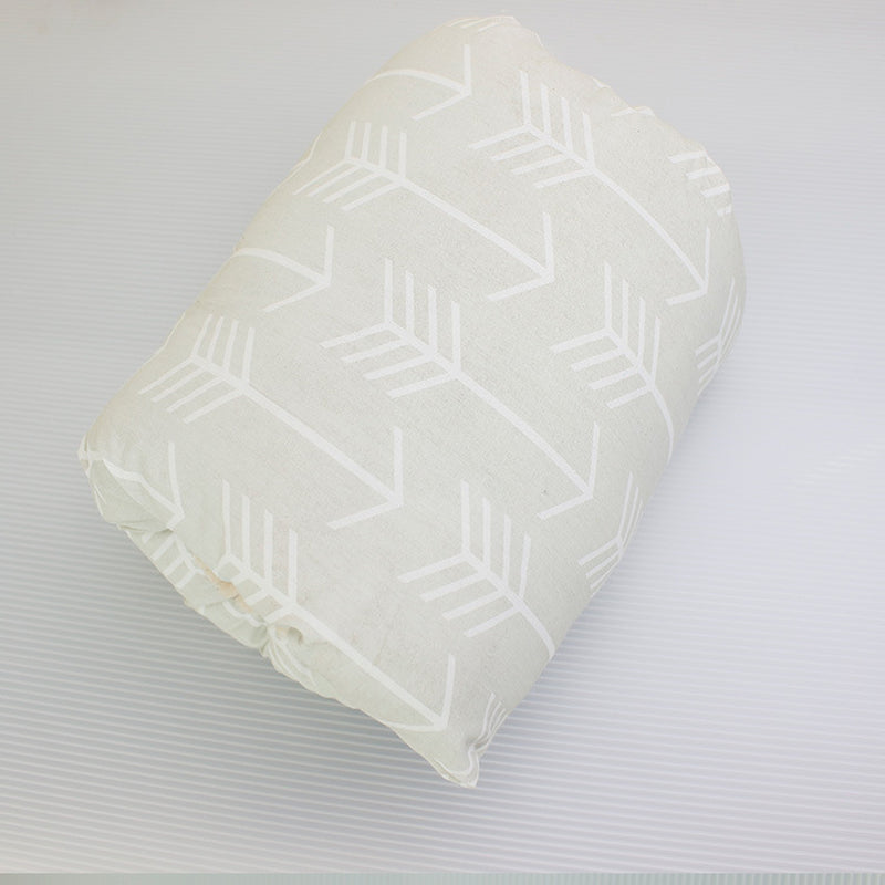 Adjustable Cotton Nursing Pillow for Comfortable Breastfeeding - Washable Arm Support Cushion for Babies