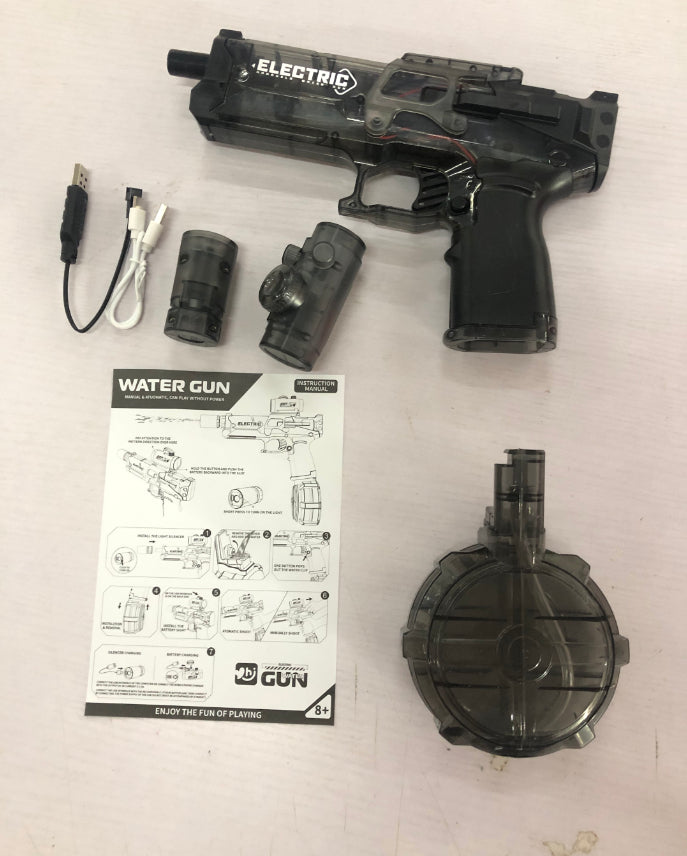 Fire Rat Ultimate Electric Water Pistol - Full Auto Fun with Cool Lights for Kids - The Perfect Summer Adventure Toy!