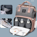 Stylish Large Capacity Insulated Backpack for New Moms - Your Ultimate Baby Crib & Milk Storage Solution!