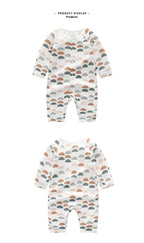 Light and Soft Bamboo Fiber Baby Jumpsuit Floral Animal Cute Print Spring Autumn Newborn Clothes Unisex Long Sleeve Baby Rompers for Boys Girls