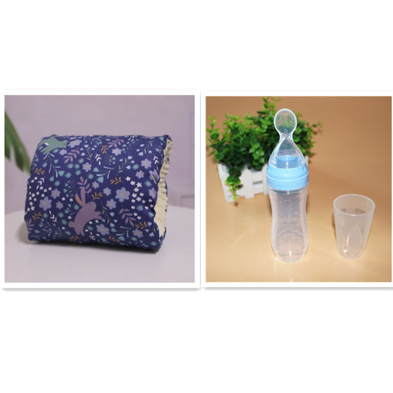 Adjustable Cotton Nursing Pillow for Comfortable Breastfeeding - Washable Arm Support Cushion for Babies