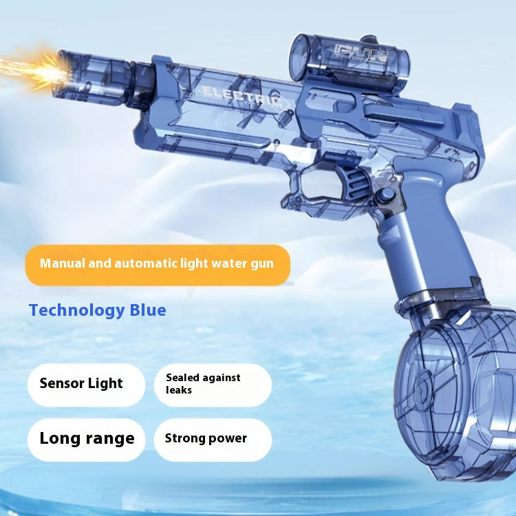 Fire Rat Ultimate Electric Water Pistol - Full Auto Fun with Cool Lights for Kids - The Perfect Summer Adventure Toy!