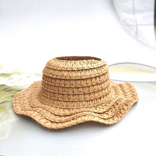 Leak-Proof Baby Sunhat Straw Hat
