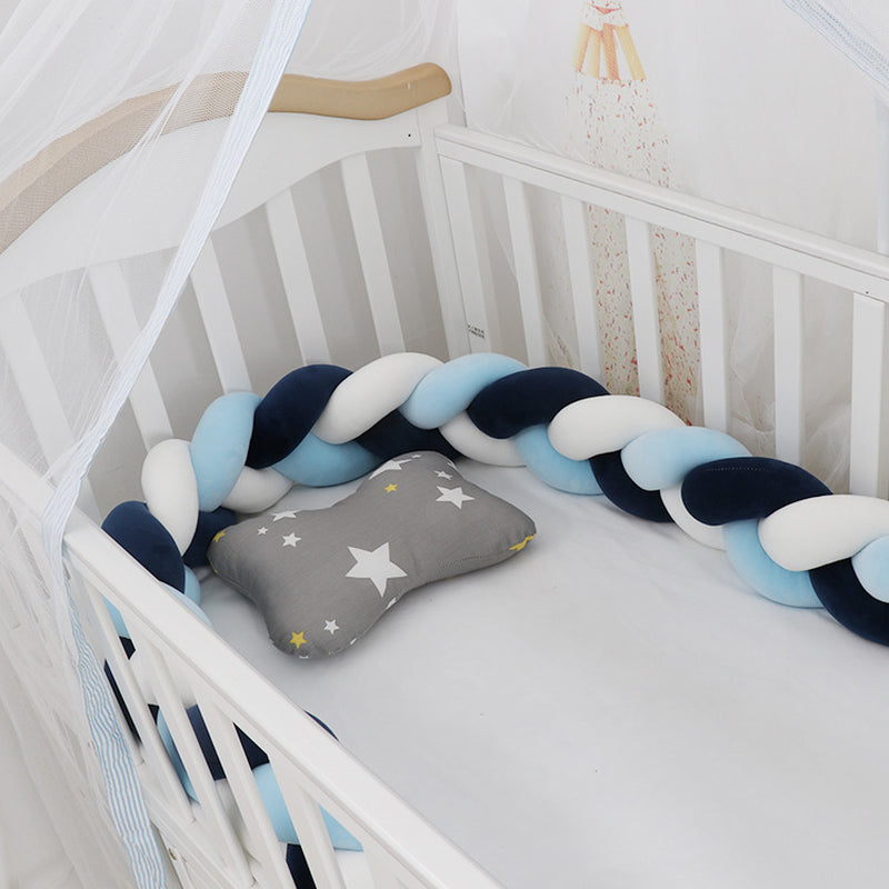 Cozy Baby Bumper Bed Knot Pillow - Soft Crib Protector & Stylish Room Decor for Infants