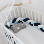 Cozy Baby Bumper Bed Knot Pillow - Soft Crib Protector & Stylish Room Decor for Infants