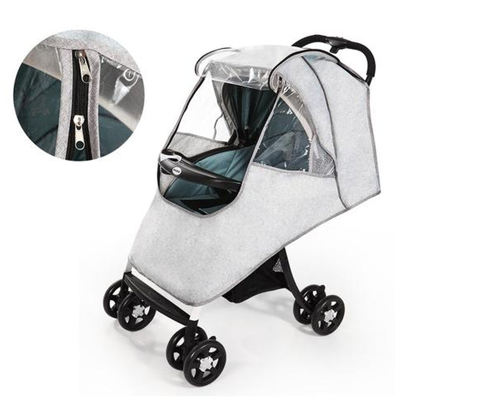 All-Weather Universal Baby Stroller Cover - Warm & Rainproof Protection