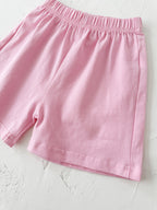 Heart Printing Short Sleeve Suit Korean Style Baby Boys' and Girls' Clothing Two-Piece Set