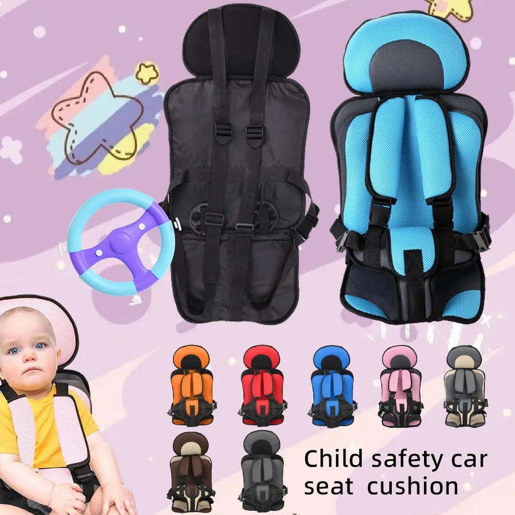 Portable Infant Safety Seat Mat - Thickened Sponge Pad for Baby Strollers and Children’s Chairs