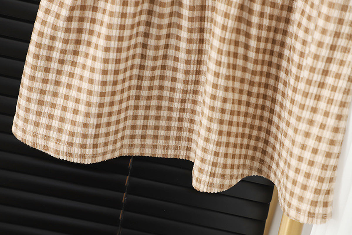 Baby Girl Round-Neck Long-Sleeved Dress Suit