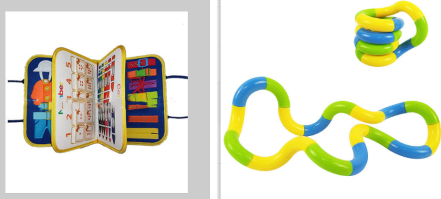 Interactive Busy Board for Kids - A Fun and Educational Dressing & Buttoning Toy for Early Learning and Sensory Exploration