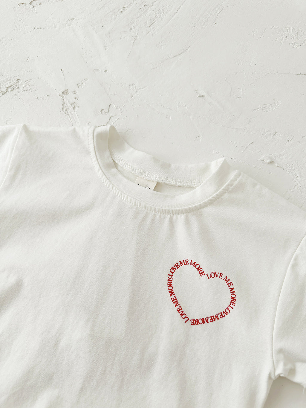 Heart Printing Short Sleeve Suit Korean Style Baby Boys' and Girls' Clothing Two-Piece Set