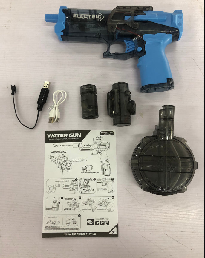 Fire Rat Ultimate Electric Water Pistol - Full Auto Fun with Cool Lights for Kids - The Perfect Summer Adventure Toy!