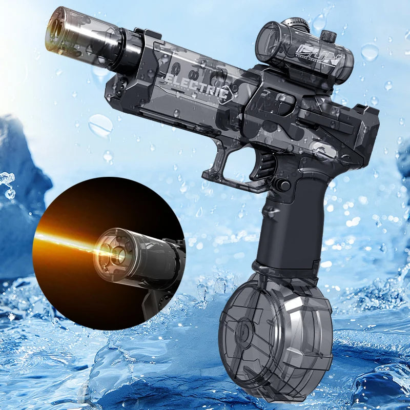 Fire Rat Ultimate Electric Water Pistol - Full Auto Fun with Cool Lights for Kids - The Perfect Summer Adventure Toy!