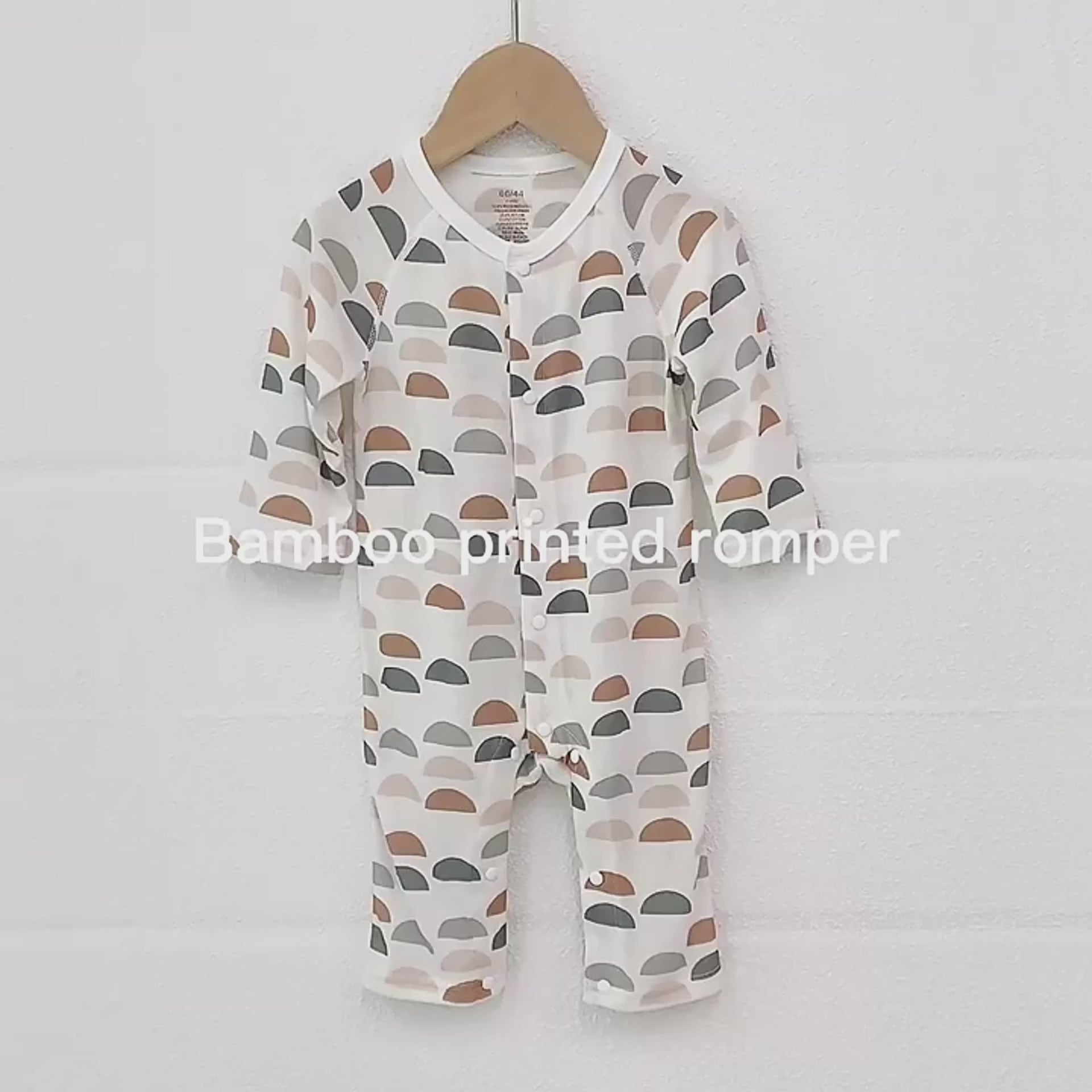Light and Soft Bamboo Fiber Baby Jumpsuit Floral Animal Cute Print Spring Autumn Newborn Clothes Unisex Long Sleeve Baby Rompers for Boys Girls